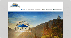 Desktop Screenshot of ncmountainartsadventure.com