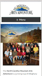 Mobile Screenshot of ncmountainartsadventure.com